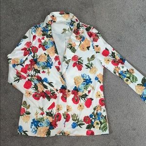 Floral Blazer